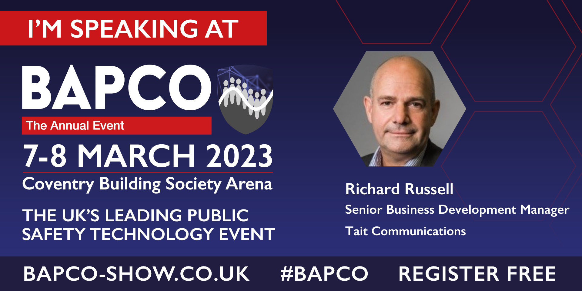 BAPCO Im speaking at -Richard Russell